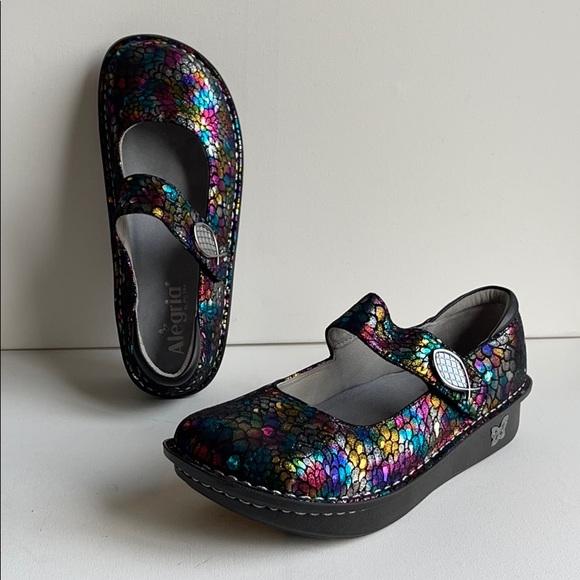 Alegria Shoes - Alegria Paloma Minnow Suede Mary Jane Shoes 40 NEW
